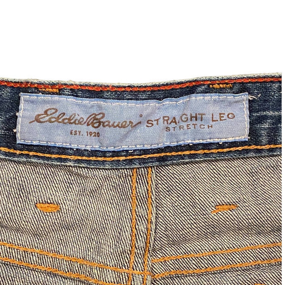 Eddie Bauer Straight Leg Stretch Jeans Mom Jeans Mom Jeans 16 Regular - Picture 7 of 10